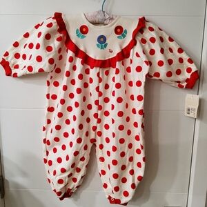 Baby Dior Vintage Polka-dot Romper Size 24M